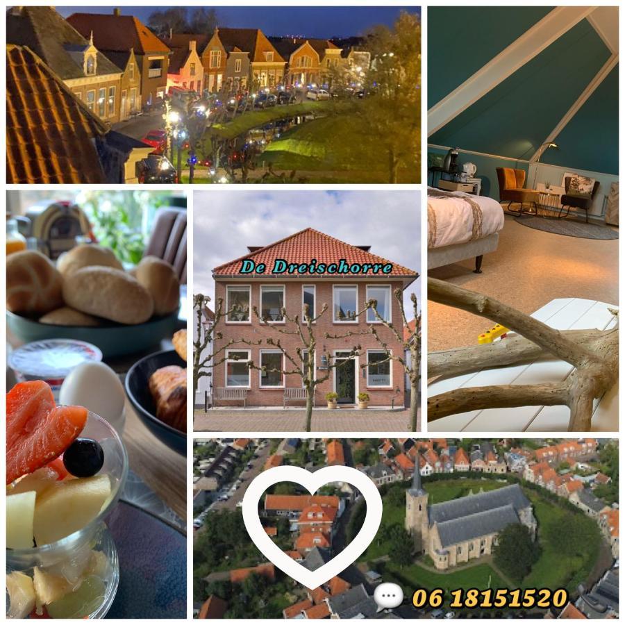 Bed and Breakfast De Drei Schorre Dreischor Esterno foto